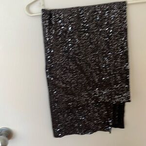 DKNY shawl.  Grey w/tiny grey sequins!  Makes any outfit POP!  Measuring 25x60”.